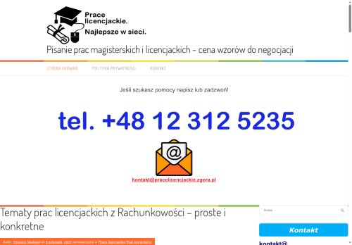 Prace licencjackie -