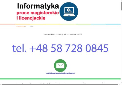 Prace licencjackie - informatyka