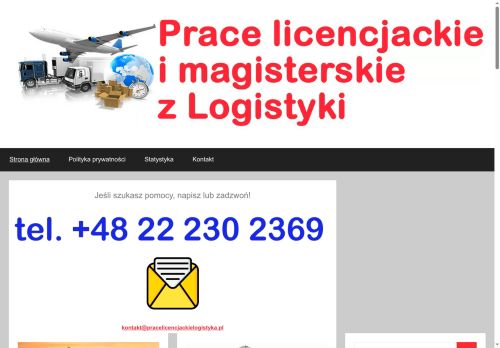 Prace licencjackie z logistyki