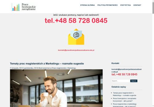 Prace licencjackie zarządzanie - pomoc w pracach
