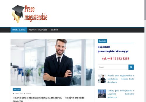 Prace magisterskie - pisanie pracy