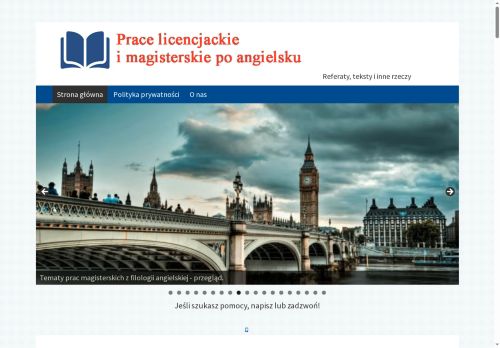 Prace magisterskie - Szczecin