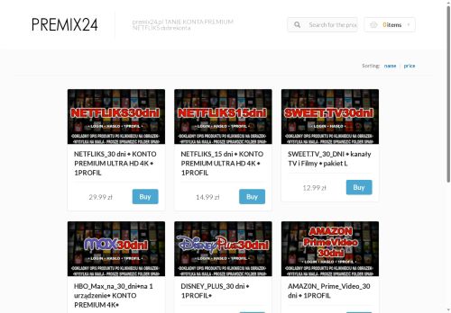 Premix24 pl Tanie dobre konta premium Netflix