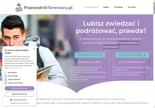 Kurs w pełni przez internet na i dla Przewodnika Terenowego.