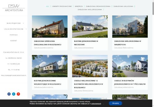 Biura architektoniczne- PSW ARCHITEKTURA