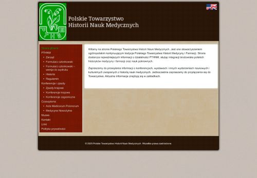 PTHNM Polskie Towarzystwo Historii Nauk Medycznych
