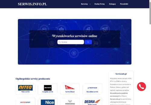 Znajdź sprawdzony serwis w swojej okolicy