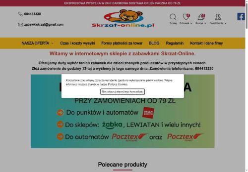 Skrzat sklep z zabawkami