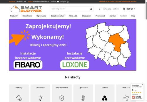 Smart Budynek dom inteligentny