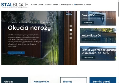 STALBLACH garaże blaszane i wiaty na wymiar