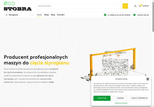Maszyny i noże do cięcia styropianu
