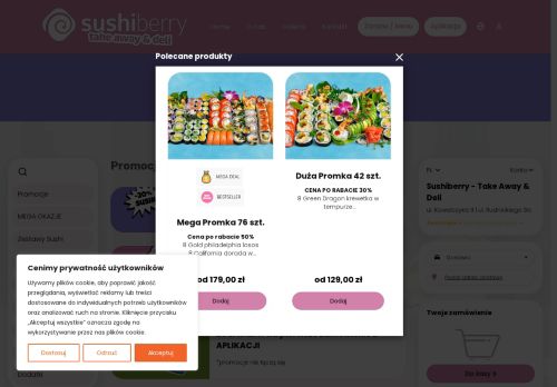 Sushi dostawa Warszawa