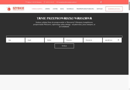 Szybkie Przeprowadzki Przeprowadzki i Usługi Transportowe