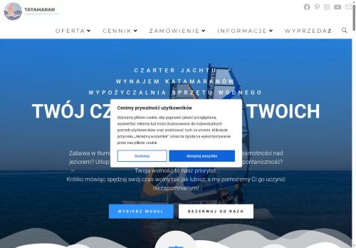 Wypożyczalnia sprzętu wodnego