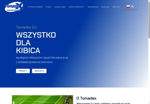 Szaliki kibicowskie - Tomadex
