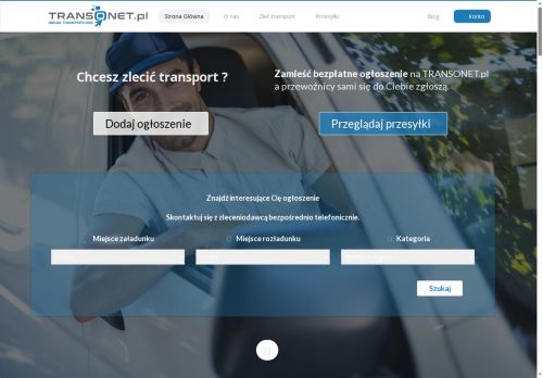 Transport palet - giełda transportowa Transonet.pl