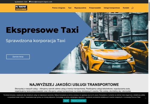 Szybkie taxi, usługi transportowe