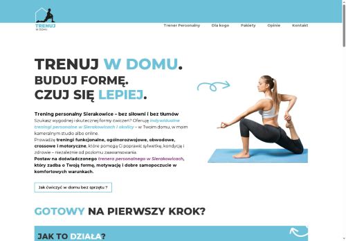Indywidualne treningi personalne w domu i online