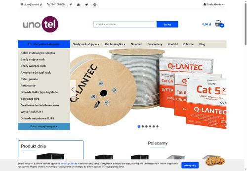 UNOTEL sklep z kablami teleinformatycznymi