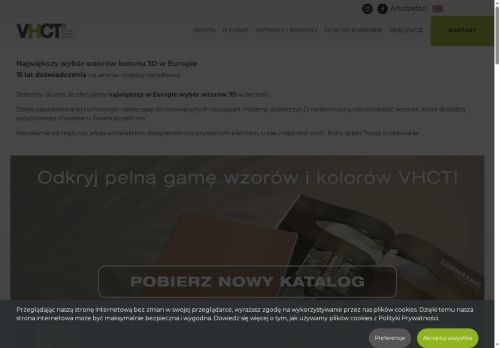 Beton architektoniczny płyty od VHCT z Wrocławia