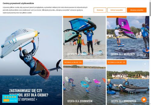 Obozy wingfoil ze szkołą FunSurf