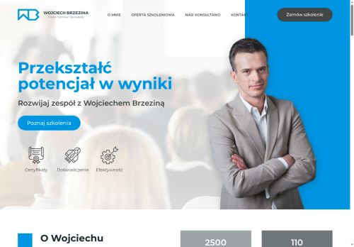 Szkolenia z rozwoju osobistego Wojciech Brzezina