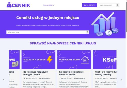 Wycennik sprawdź realne koszty usług