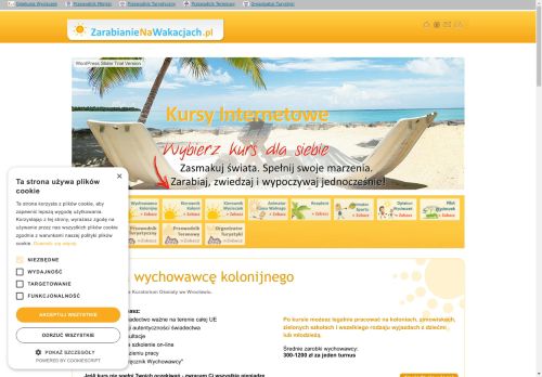 Kursy ONLINE: Wychowawca kolonijny, Kierownik kolonii, opiekun itp.