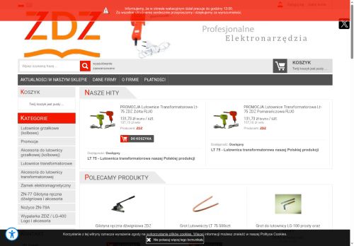 Zamki magnetyczne, lutownice, wypalarki logo