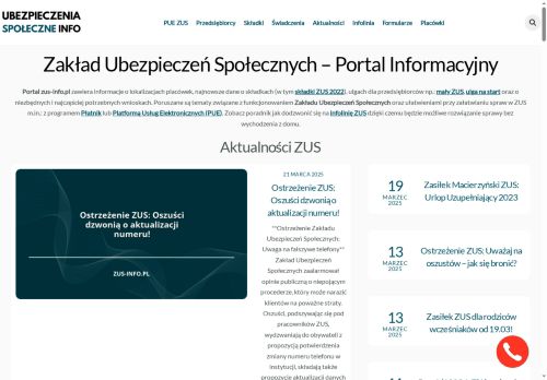 ZUS INFO kopalnia wiedzy na temat ZUSu